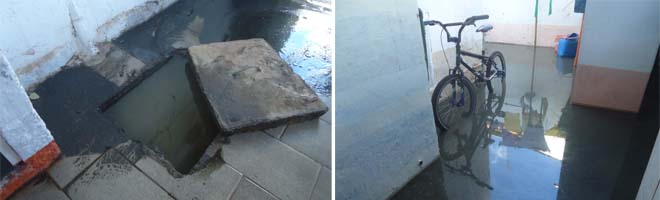 Problemas de esgoto trás transtorno à moradora da Vila Gammon