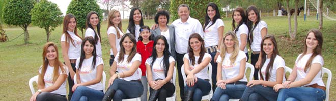 Candidatas gravam clip no Rancho dos Ipês