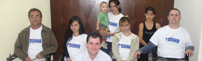 Rodrigo Garms recebe visita da Associação de Deficientes de Paraguaçu Paulista