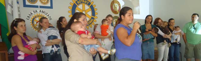 Semana de Aleitamento Materno termina com entrega de prêmios no Rotary Clube