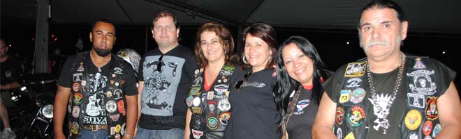 Várias pessoas prestigiaram o 1º Encontro de Motociclistas de Paraguaçu Paulista