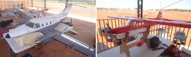 Encontro reúne adeptos de aeromodelismo em nova pista