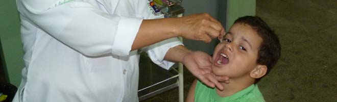 Paraguaçu vacina quase 92% das crianças durante a Campanha contra Paralisia Infantil