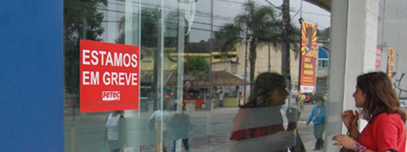 Foi iniciada ontem a greve dos bancários