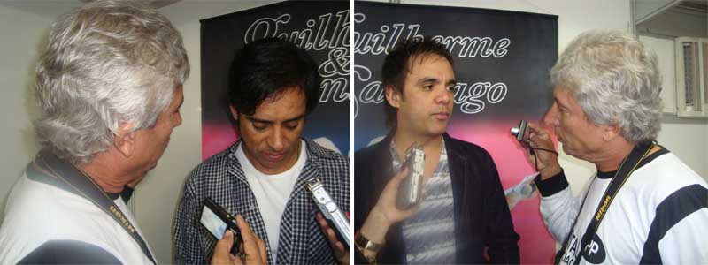 Confira a coletiva de imprensa com a dupla Guilherme & Santiago