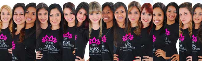 Miss Comerciária será neste sábado e escolherá a representante do comércio local