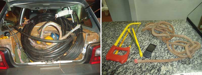 Assisenses furtam fios de cobre em Paraguaçu; um é detido e liberado após pagamento de fiança
