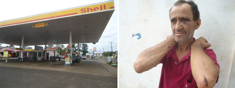 Posto Trevo é assaltado novamente; frentista fica ferido após ladrão agredi-lo