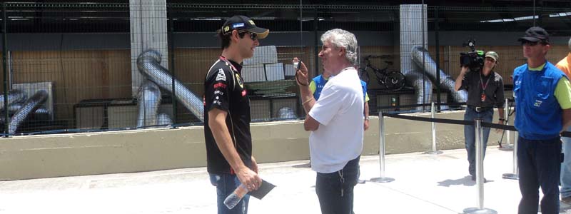 Em Interlagos, Bruno Senna concede entrevista exclusiva ao I7 Notícias
