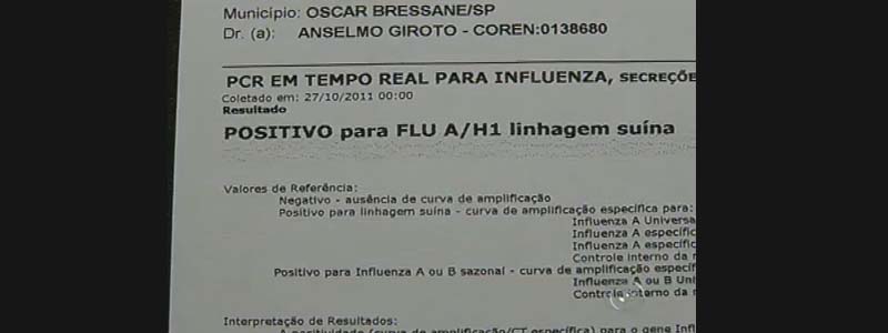 Sete crianças são diagnosticadas com a gripe A em Oscar Bressane