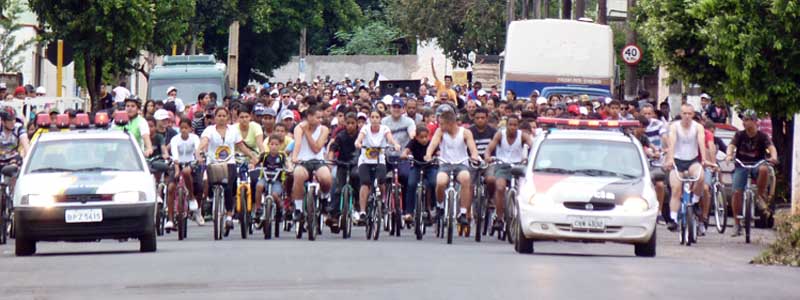 Passeio Ciclístico reúne quase 1.500 ciclistas legais em Paraguaçu