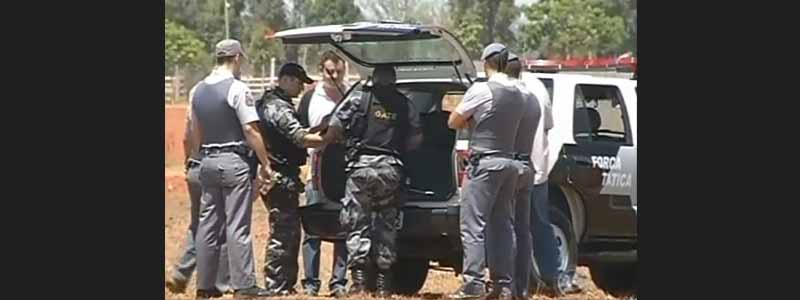 Integrantes do Gate detonam dinamites encontradas em Quatá