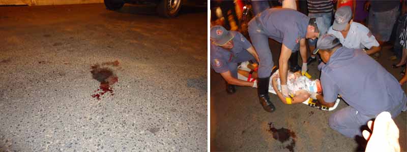 Garota é atropelada por carro ao atravessar a Avenida Brasil