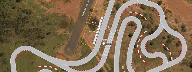 Kartódromo poderá ser entregue em Paraguaçu ainda neste ano