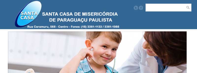 Santa Casa de Paraguaçu Paulista lança site