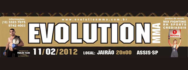 Evolution MMA acontece este sábado e promete agitar a região