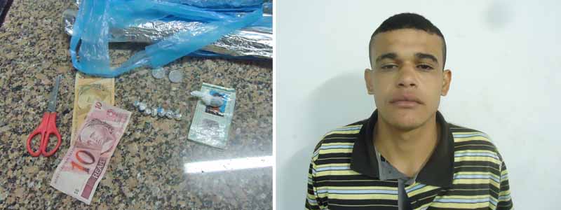 Jovens são presos com crack e maconha na Vila Nova