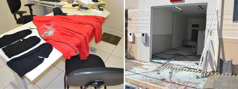Cinco homens explodem caixa automático em João Ramalho; grupo é detido próximo a Paraguaçu
