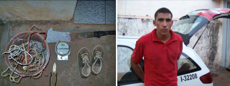 Adolescentes tentam furtar residência para trocar objetos por drogas