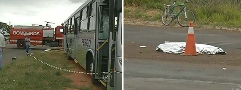 Ônibus que saiu de Assis se envolve em acidente em Marília e mata uma mulher