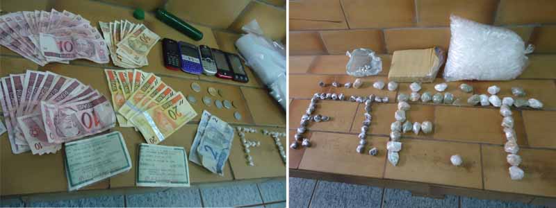 Grande quantidade de entorpecentes é apreendida com menores na Vila Nova