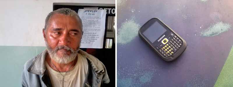 Homem entra em escritório e furta aparelho celular