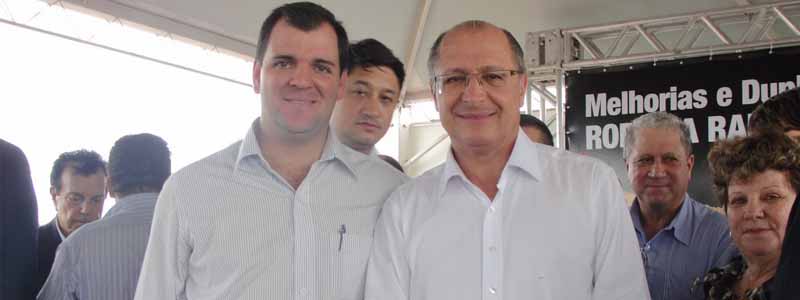 Presidente da Câmara participa de evento com o Governador Alckmin