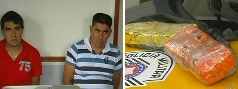 Paraguaios são presos com cocaína dentro de carro de luxo em Assis