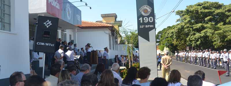 Homenagens marcam a cerimônia de comemoração dos 26 anos do 32º Batalhão da PM de Assis