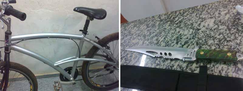 PM apreende faca e bicicleta com adolescente na Barra Funda