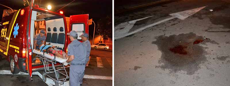 Homem embriagado cai e sofre corte na cabeça