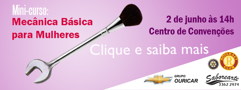 Mini-curso de mecânica básica para mulheres acontece neste sábado