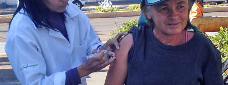 Neste sábado tem campanha de vacinação contra a gripe em Paraguaçu