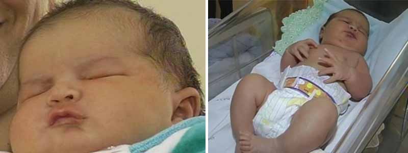 Recém-nascido de quase 6 kg chama atenção na maternidade em Assis