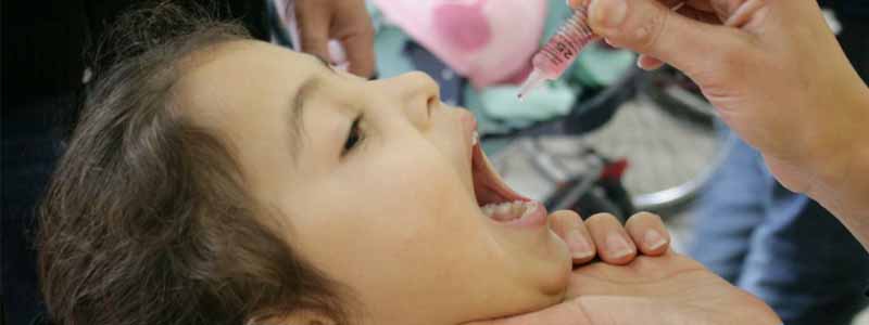 Meta da vacinação contra a paralisia infantil em Paraguaçu foi praticamente atingida em um dia