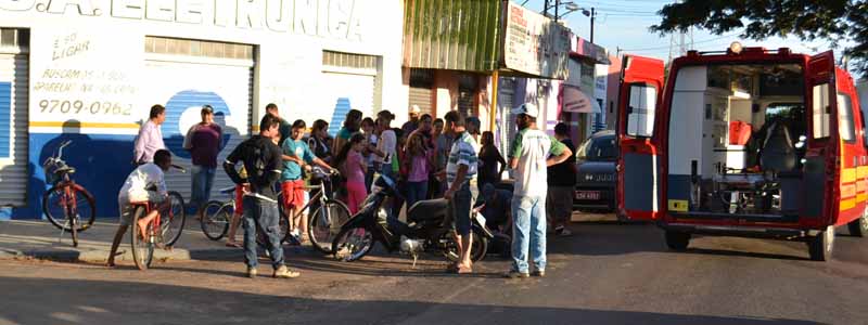 Após cerca de um mês, motociclista se envolve novamente em acidente