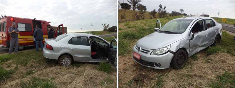 Taxista tenta fazer ultrapassagem irregular e se envolve em acidente na rodovia