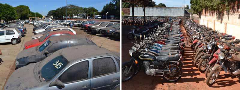 Ciretran de Paraguaçu realiza nesta terça leilão de mais de 500 veículos