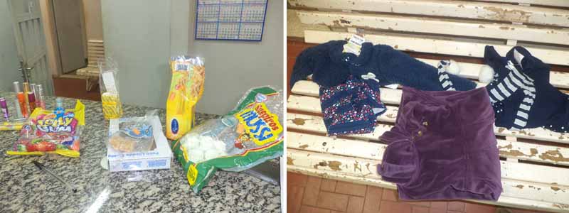 Vendedora flagra meninas de 10 e 12 anos tentando furtar peças de roupas