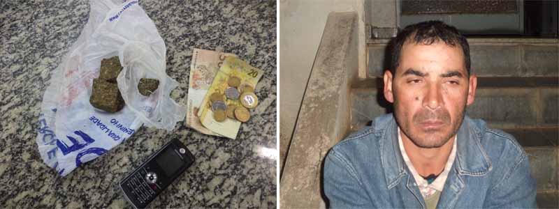 Motorista é preso após ser flagrado vendendo drogas a caminhoneiros em posto de combustível