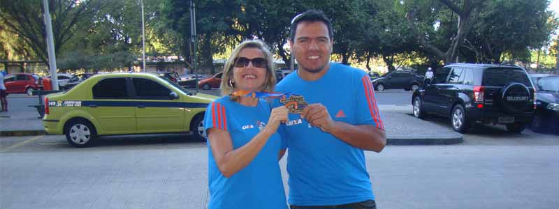 Equipe de corrida de rua de Paraguaçu participa de evento em Pompéia e da Meia Maratona do RJ