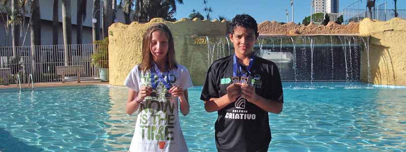 Nadadores participam de competição em Prudente e conquistam medalhas