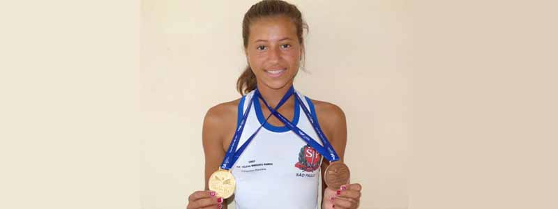 Atleta paraguaçuense é contemplada com bolsa do Governo Federal