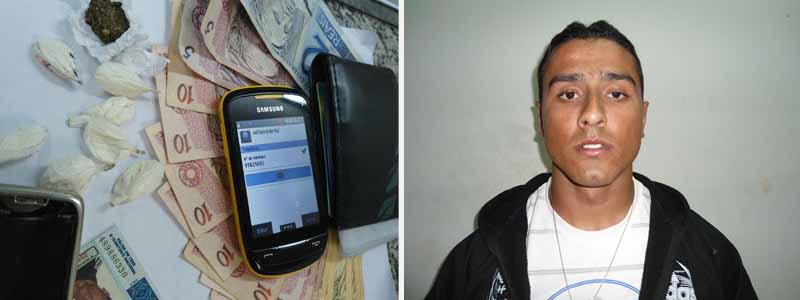 Dois são flagrados comercializando entorpecentes no recinto da Expo Paraguaçu