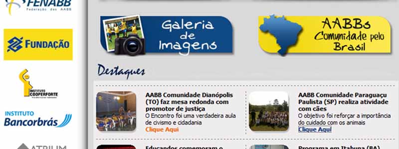 Programa AABB Comunidade de Paraguaçu Paulista é destaque no site da AABB nacional