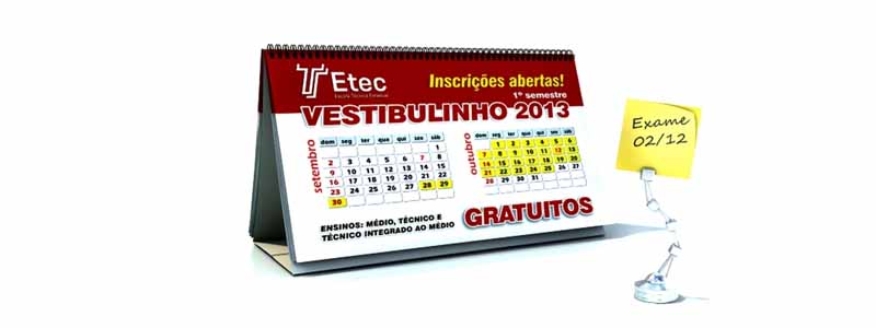 Etec encerra inscrições para vestibulinho às 15h desta quinta-feira