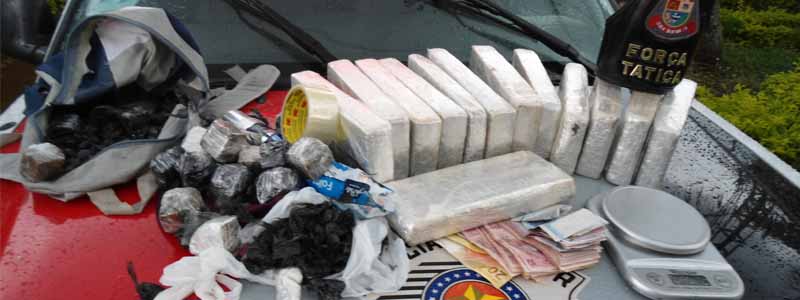 Mais de quatorze quilos de maconha são apreendidos em casa de adolescente; três vão para a cadeia
