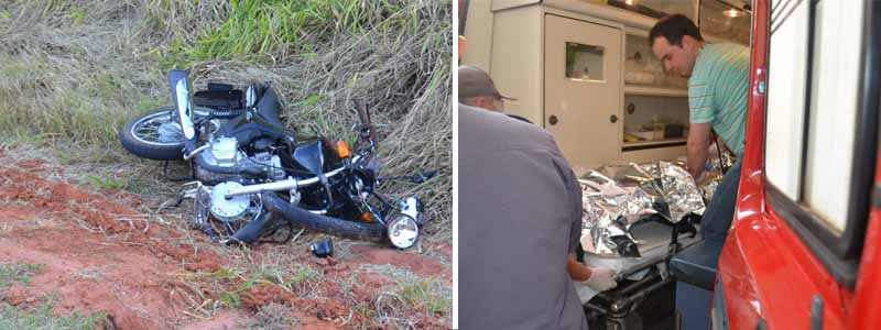 Motociclista perde a perna em acidente com moto próximo a Quatá