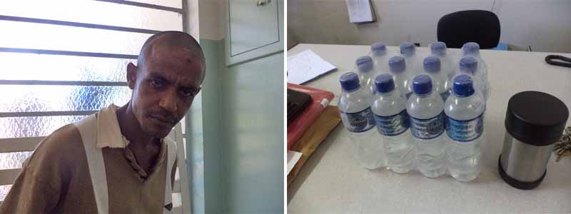 Homem furta dois comércios, não paga fiança e vai parar atrás das grades