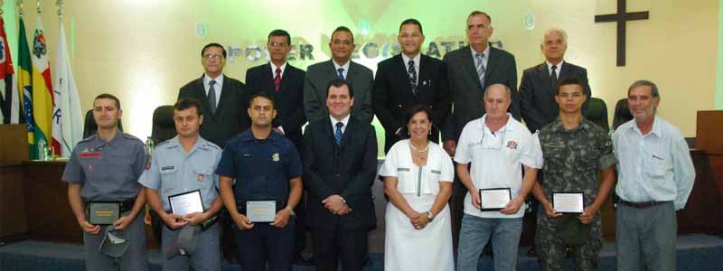 Câmara homenageia “Policial Padrão” e “Atirador Destaque” de 2012